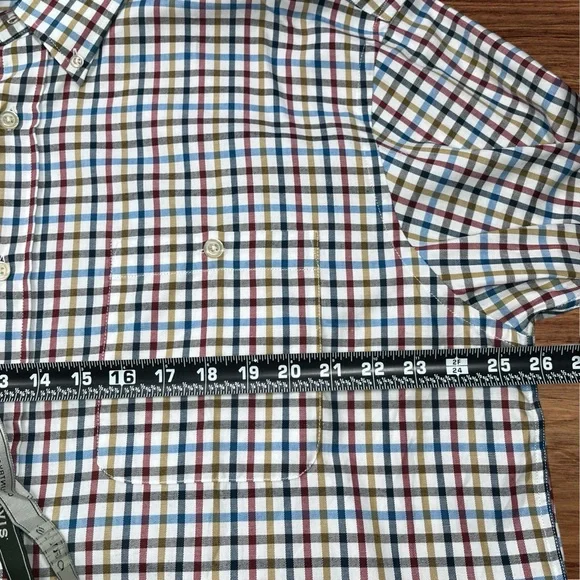 Orvis Men’s Check Pattern Country Twill L/S Button Up Dress Shirt. Size XL NWT - Picture 6 of 11